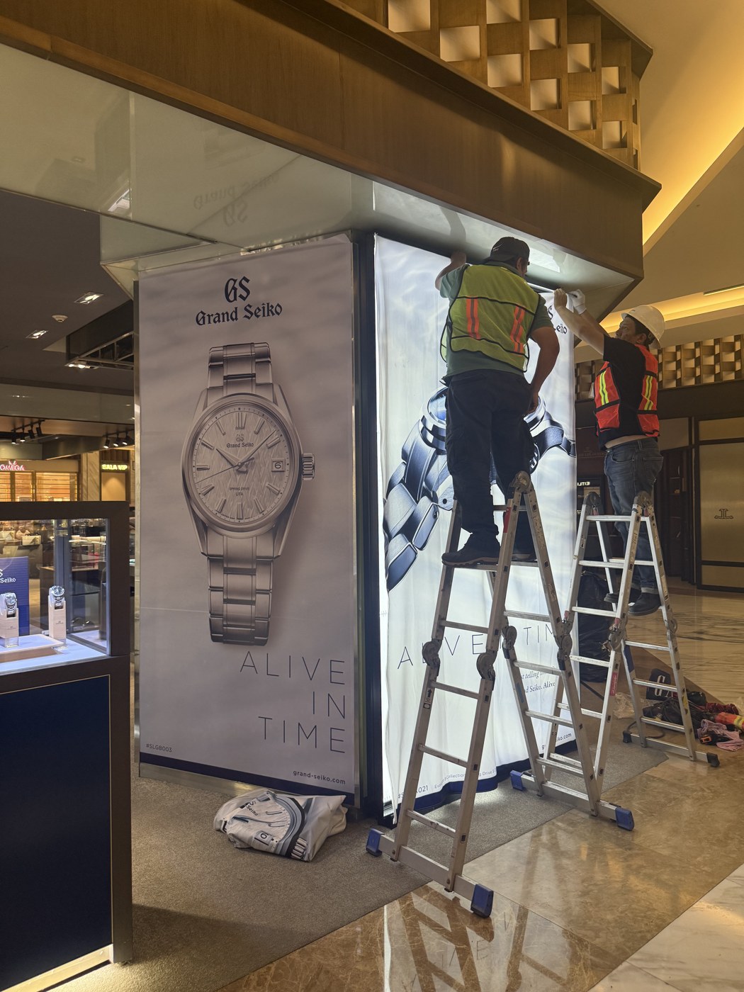 Instalando gráfica Grand Seiko